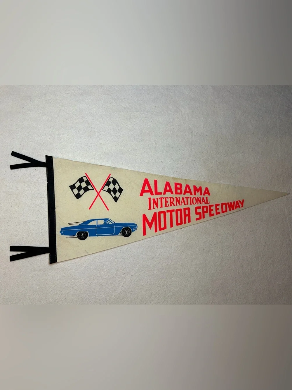 Vintage Alabama International Motor Speedway Racing Pennant 29.5” NASCAR